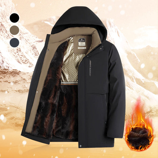 ✨Big price drop✨Winter Offer💖Men’s Thermal Hooded Parka Coat