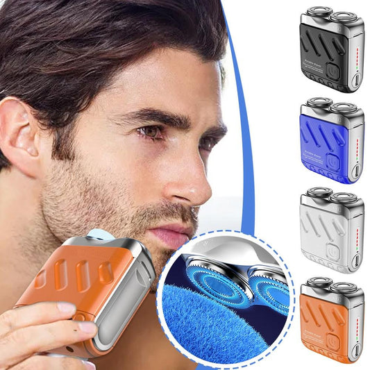 ⏳ Limited time 50% off! 💥2025 New Portable Rotary Dual Ring Electric Shaver(The more you buy, the higher the discount)