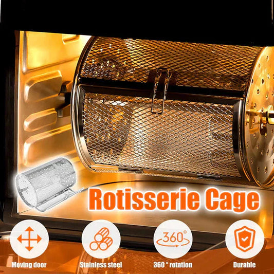 🔥Hot Sale 50%🔥Stainless Steel Rotating Grill