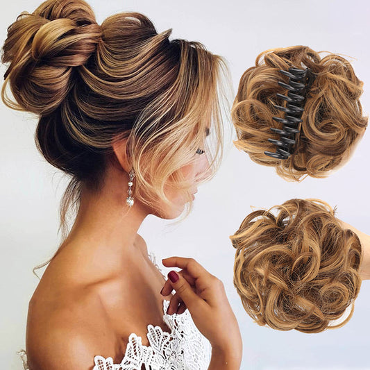 💥Hot Sale🍃Claw Clip Wig for Natural Hair Bun🔥
