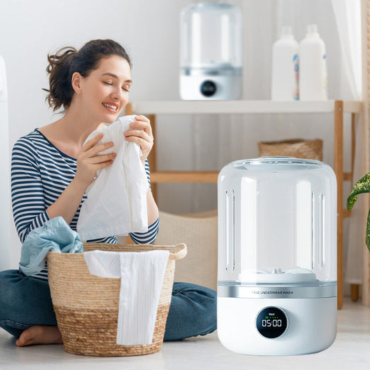 😍Portable Rechargeable Mini Washing Machine for Underwear!🩲
