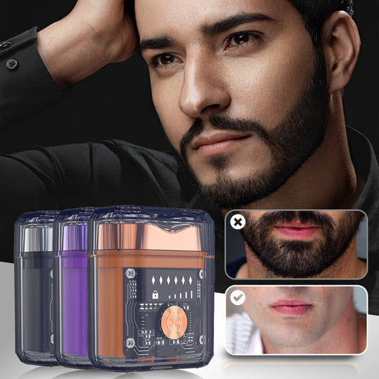 Futuristic Transparent Mini Electric Smooth Shaver