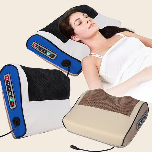 ⏰Last Day Hot Sale!!⌛🎊Clears Away All Your Fatigue in a Jiffy🎊Multifunctional Deep Kneading Massage Pillow with Heat