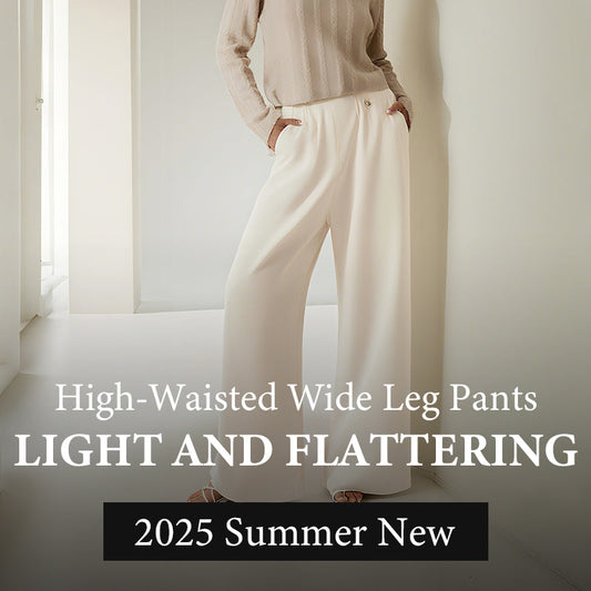 High-Waisted Wide Leg Pants