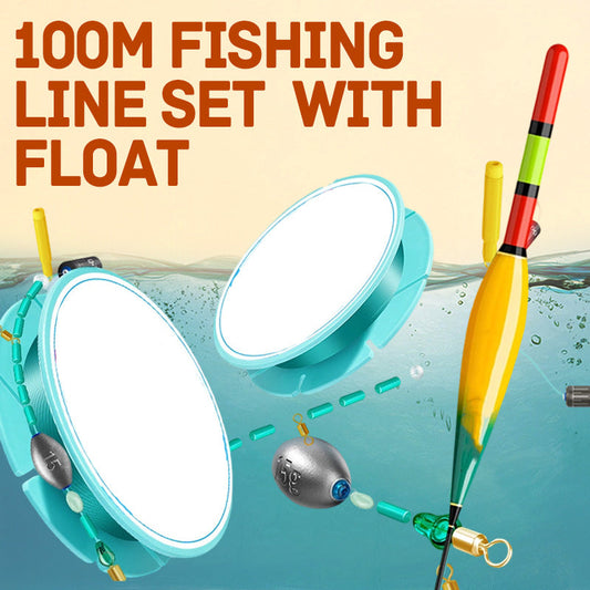 100M Fishing Line Set with Float