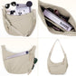 🎉Hot Sales - 50% OFF😍Designer Direct Sales👜Women's Fashion Plain Color Nylon Crossbody Hobo Bag