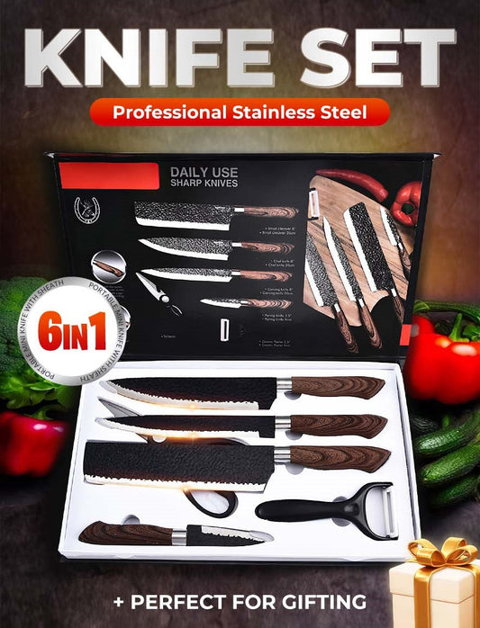 💥Christmas Special Offer💥German Professional Chef's Knife Set - 6 Pcs Set