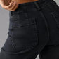 🍂Tummy Control Cropped Wide-Leg Jeans👖
