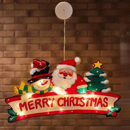 🎄Christmas Promotion 50% OFF🎅✨Christmas Window Hanging Lights💡