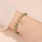 Wotian Jade Lucky bracelet of gold leaf