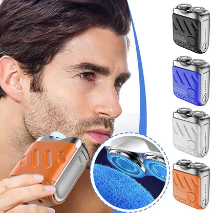 ⏳ Limited time 50% off! 💥2025 New Portable Rotary Dual Ring Electric Shaver（The more you buy, the higher the discount）