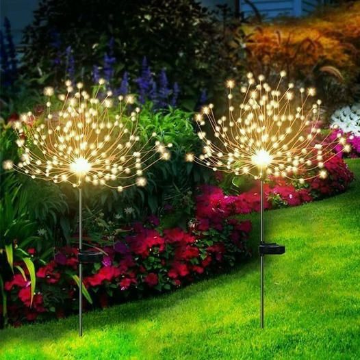 🔥Waterproof  Solar Garden Fireworks Lamp