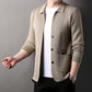 🔥New products in 2025🔥Men's Lapel Knitted Long Sleeve Coat