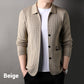 🔥New products in 2025🔥Men's Lapel Knitted Long Sleeve Coat