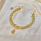 Wotian Jade Lucky bracelet of gold leaf