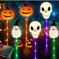 Halloween Pumpkin Garden Stake Solar Light