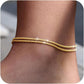 🏝️LAST DAY - BUY 1 GET 1 FREE🏝️Dainty Layered waterproof anklet
