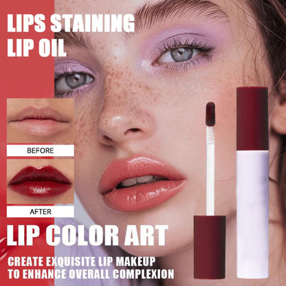 ✨Lips Staining Lip Oil (Non-Sticky | Non-Smudge | 24H Long-Lasting👄)