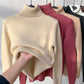🎁Winter fleece thick knitted bottoming shirt
