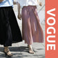 Elegant pants with pleated skirt
