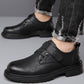 🍂 Autumn Men's Breathable Waterproof British Style Vintage Business Casual Shoes 👞✨