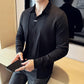 Men's Casual Solid Color Faux 2-Piece Top