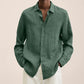 2023 Men's Linen Long Sleeve Shirt