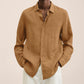 2023 Men's Linen Long Sleeve Shirt