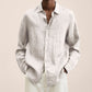 2023 Men's Linen Long Sleeve Shirt