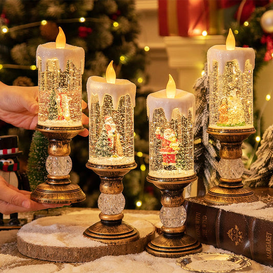 🎄Christmas Promotion 50% OFF🎅✨Christmas Candle Night Light🕯️