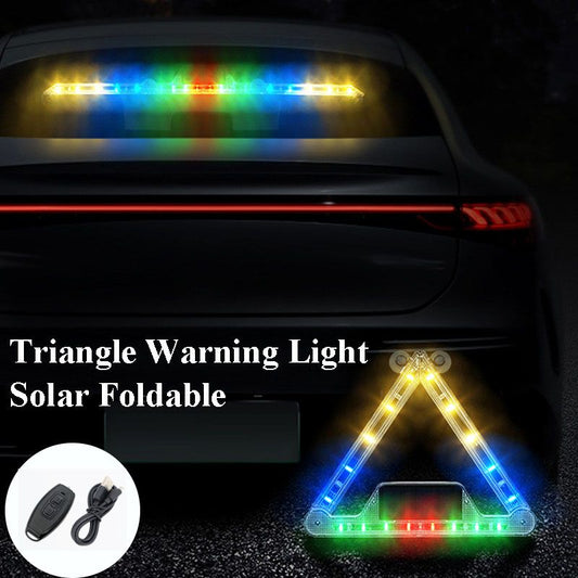 Pousbo® Solar Foldable Triangle Warning Light