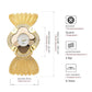Shiny diamond butterfly mesh watch