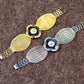 Shiny diamond butterfly mesh watch