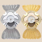 Shiny diamond butterfly mesh watch