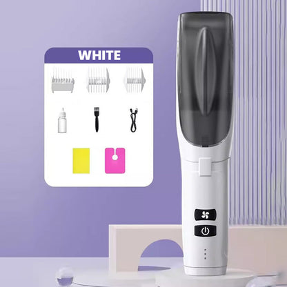 Electric Hair Clipper with Automatic Hair Suction