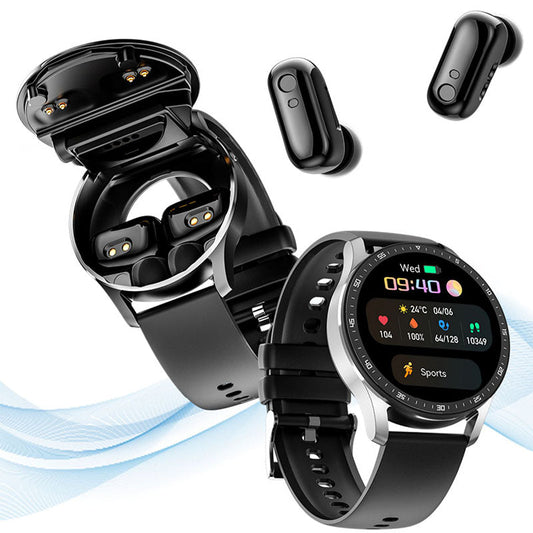 2-in-1 smartwatch with earbuds