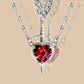 💕Vintage Matching Heart and Sword Necklace Set