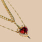 💕Vintage Matching Heart and Sword Necklace Set