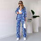 🌸Spring Specials 🌸 Chic Women's Zebra Print Shirt & Pants Set