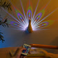 Peacock Projection Wall Lamp with Remote