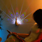 Peacock Projection Wall Lamp with Remote