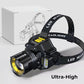 Outdoor Waterproof Strong Light Ultra-bright Sensor Headlight