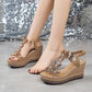 🌸Spring Specials🌸Glitter Butterfly Embellished Open Toe Sandals