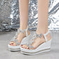 🌸Spring Specials🌸Glitter Butterfly Embellished Open Toe Sandals