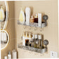 🔥HOT SALE 50% OFF&Buy more Save more🔥Wall Mounted Removable Suction Cup Shelf with Hooks