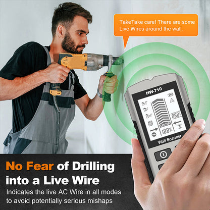 🎉 2025 New Product Offer – 65% OFF!! 💯🪛Multifunctional Handheld Metal & Wall Detector