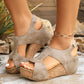Women's Trendy Open Toe Wedge Sandals