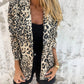 Women's Fashion Leopard Print Blazer