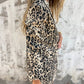 Women's Fashion Leopard Print Blazer