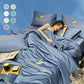 ⏳⌛Time-limited Special🍃Summer simple ice silk bed four-piece set🛏️